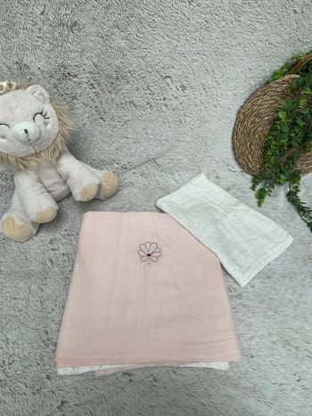 Housse de couette et taie d’oreiller  Susie et Bonnie - Nattou  - Neuve 