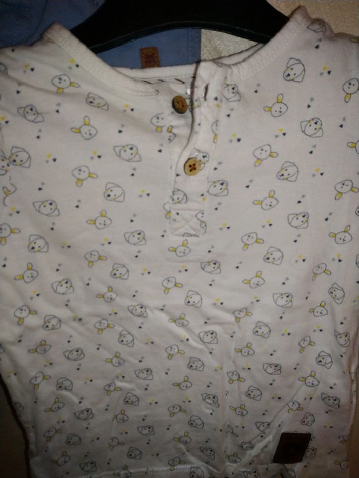 Joli tee shirt bébé manches longues taille 24 mois - photo numéro 2