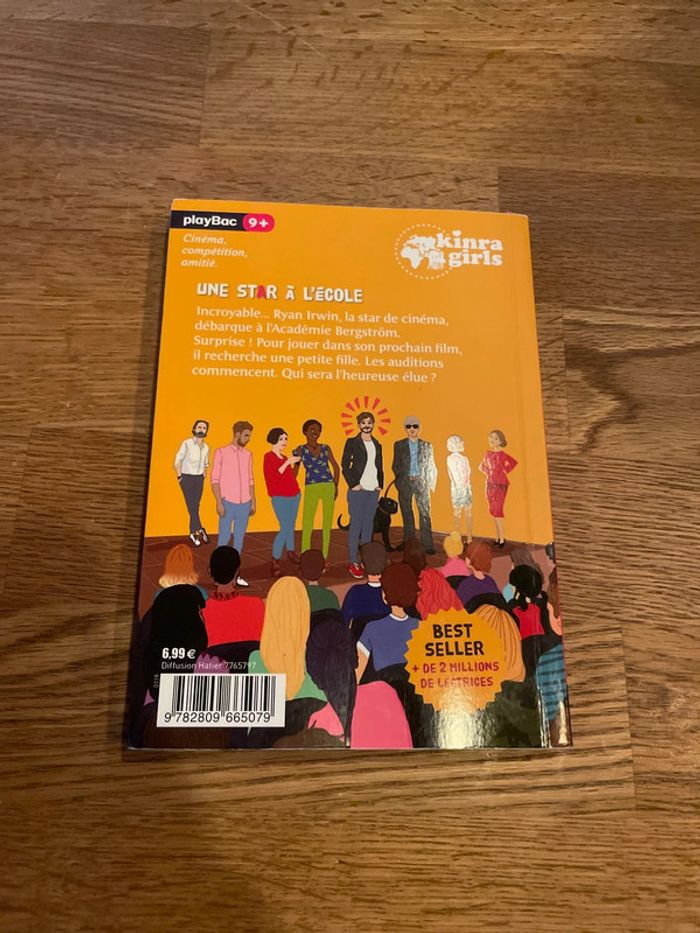 Livre Kinra Girls Numéro 24 Une star à l’école - photo numéro 4