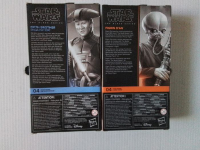 Lot 2 figurines univers star wars 17cm boite marque Hasbro - photo numéro 2