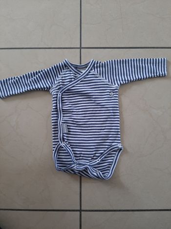 Body manches longues garçon 1 mois
