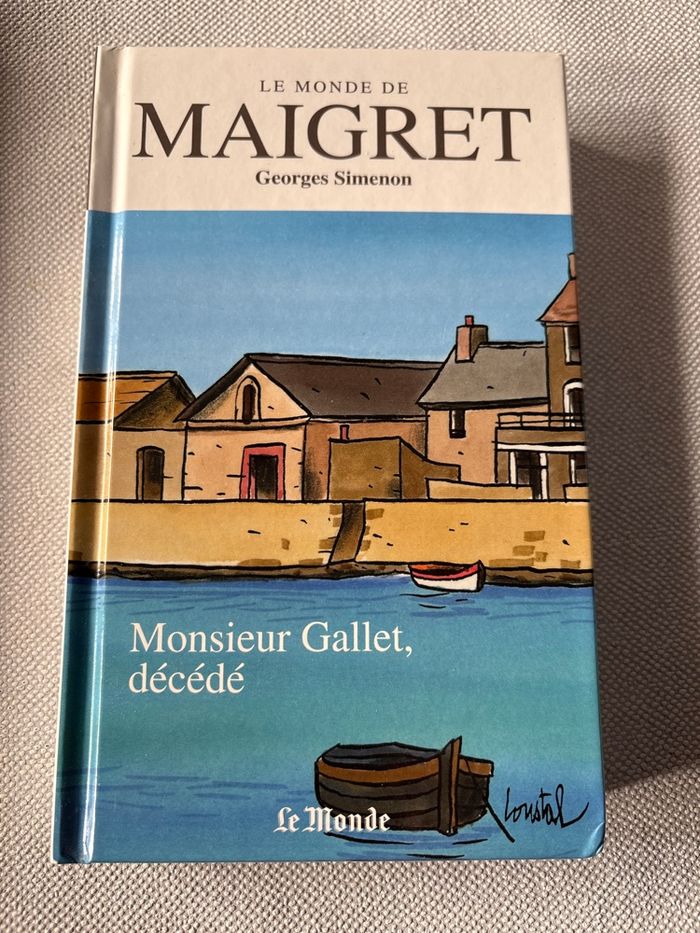 Livre Monsieur Gallet décédé – Georges Simenon • Roman Policier Maigret