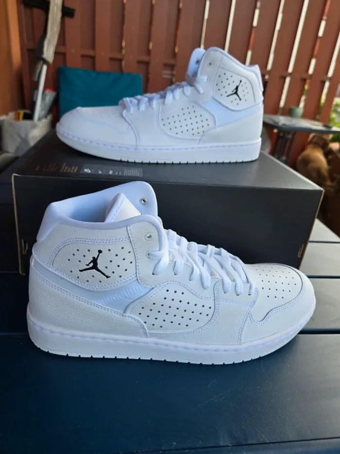Jordan access taille 46 neuves blanche - photo numéro 2