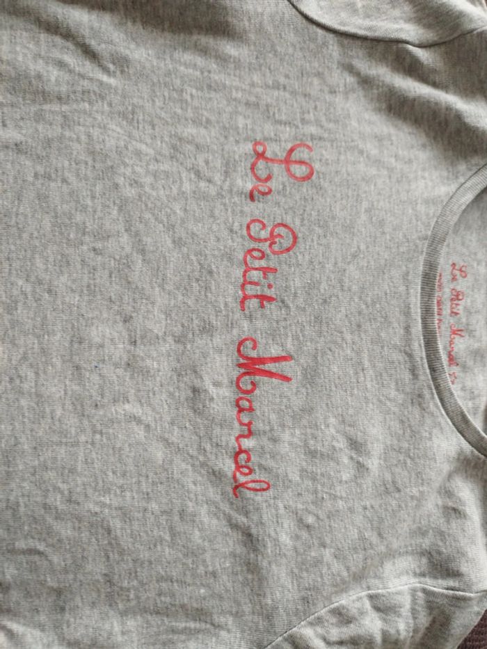 T-shirt manches courtes 10 ans le petit marcel - photo numéro 3