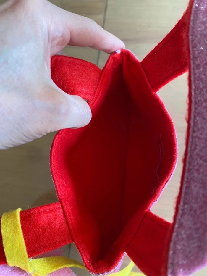 Sac rose à paillettes Pakhuisoost et ceinture rose petite fille - photo numéro 7