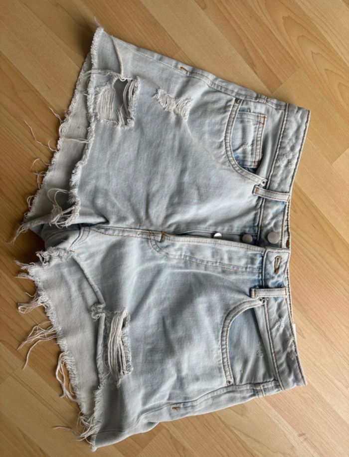 Short en jeans