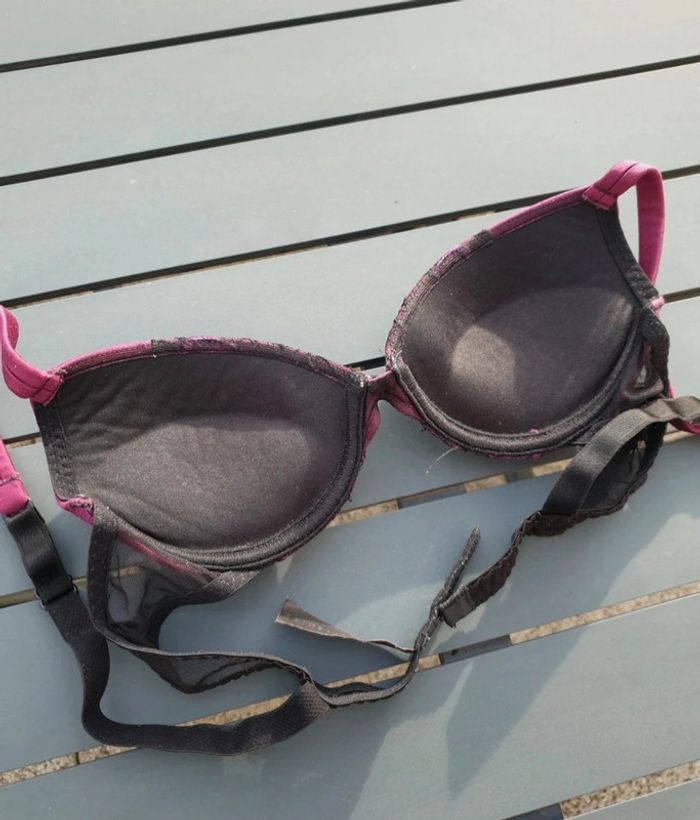 Soutien gorge violet noir implicite - photo numéro 5