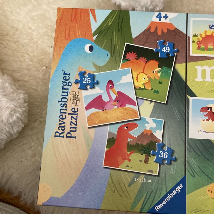 Puzzle et mémory dinosaures ravensburger - photo numéro 2