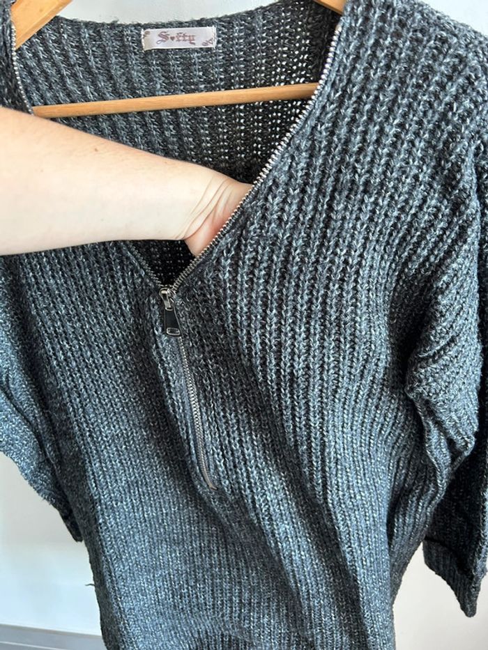 Pull long ou robe en maille - photo numéro 4