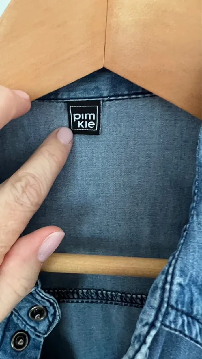 Chemise en jean manches longues - photo numéro 6