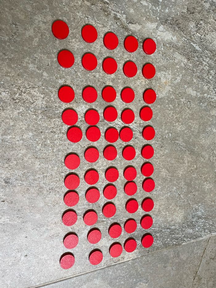 Montessori mathématiques 3-6 ans | jetons et chiffres - photo numéro 2