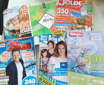 Lot de 6 livres de jeux