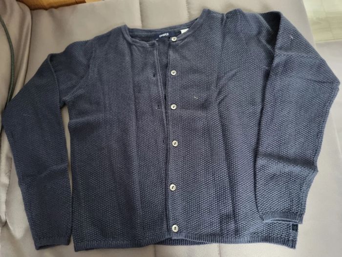 Gilet bleu marine 8 ans Okaidi - photo numéro 2