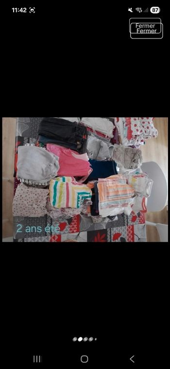 Lot de vêtements été fille 2 ans