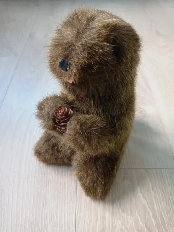 Peluche marmotte marron Bonato