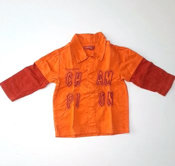 Chemise orange Orchestra 12 mois