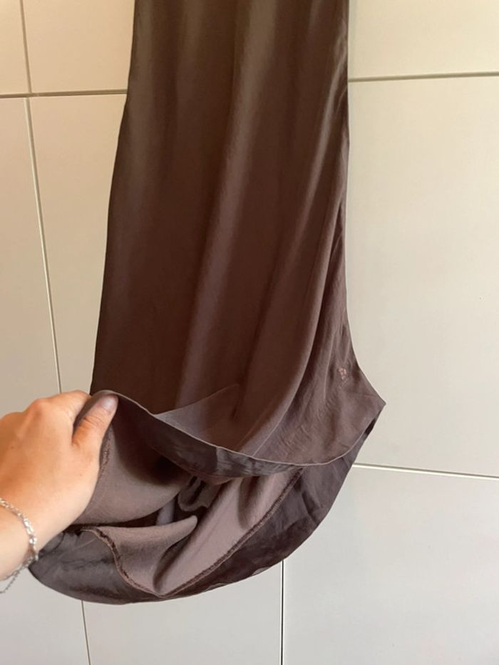 Robe asymétrique marron taille M Guru - photo numéro 3