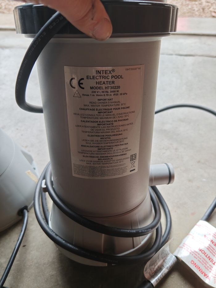 lot pompe épurateur et réchauffeur pour piscine - photo numéro 3