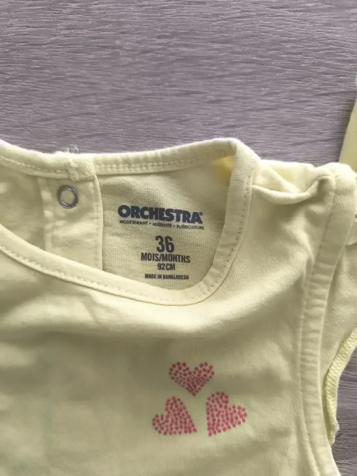 Débardeur coeur orchestra 36 mois - photo numéro 2