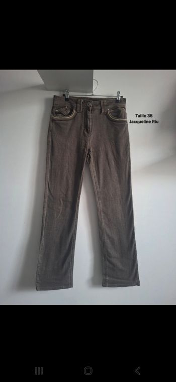 Jeans taille 36 Jacqueline Riu 🤎