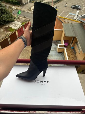 Bottes Noires Jonak modèle Biaggio - Neuves