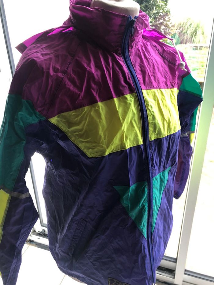 Kway vintage multicolore 40-42 - photo numéro 2
