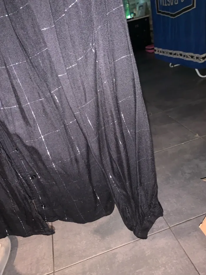 Chemise noir carreaux - photo numéro 5