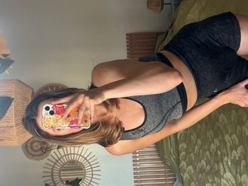 Brassière sport grise et noir australian taille M