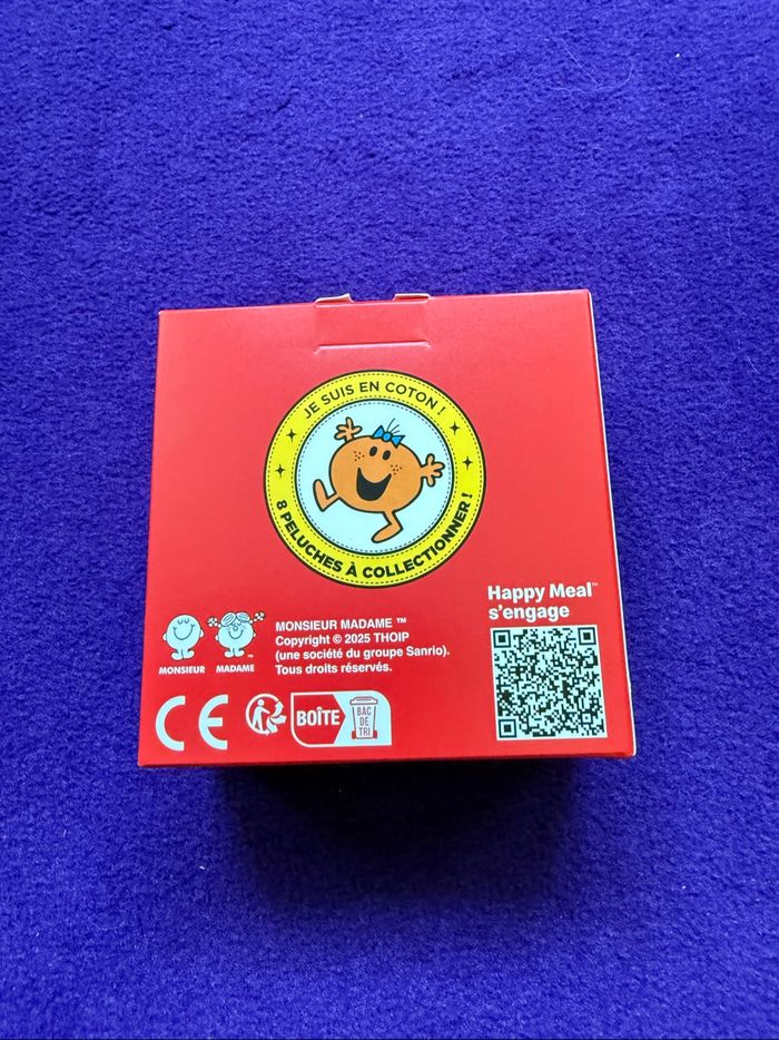 Peluche Mme Mr rêve McDo neuf - photo numéro 2