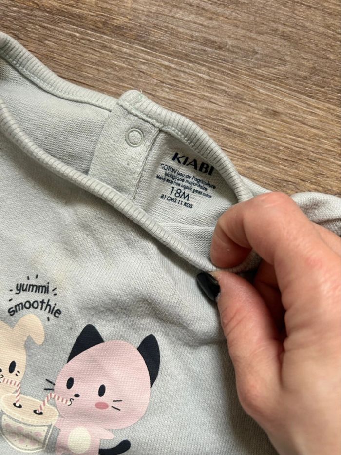 Sweat-shirt chat - photo numéro 2