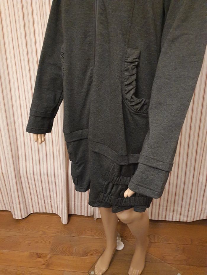 Pardessus gris Areline taille 5 (fr 44 ) neuf - photo numéro 6