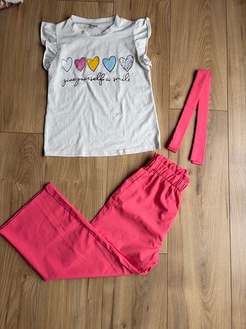 Ensemble fille, six ans 120 cm