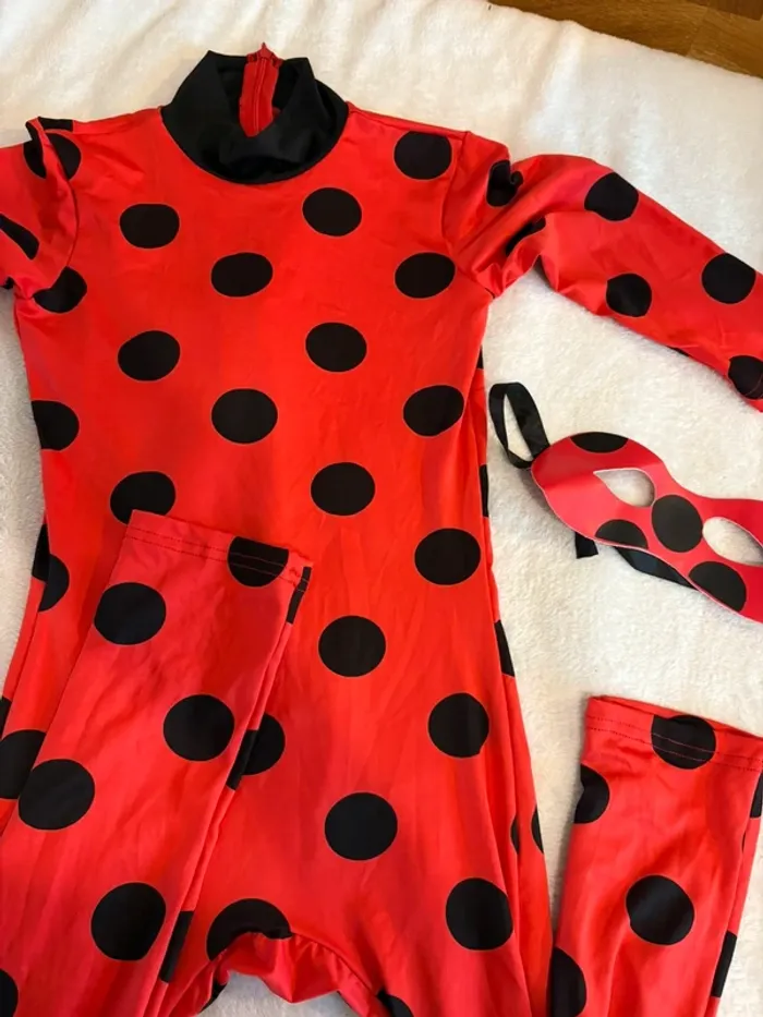Déguisement Miraculous Ladybug avec masque – Taille 7 ans - photo numéro 3