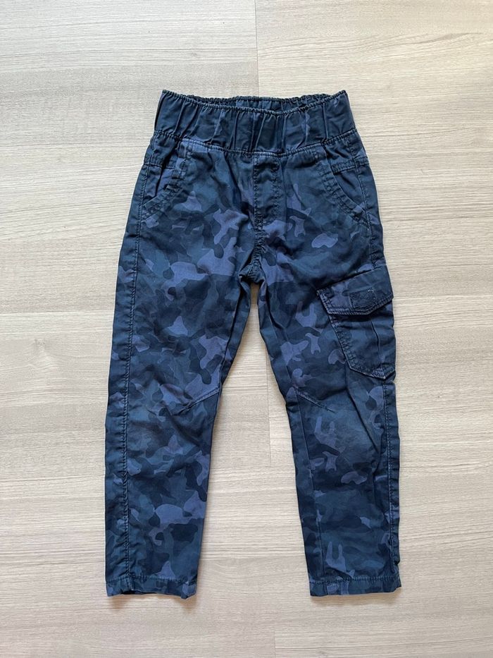 Pantalon d’été bleu camouflage 3 ans - photo numéro 3