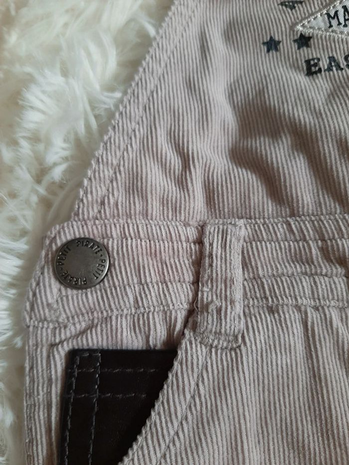 Ensemble salopette velours et pull épais - photo numéro 7