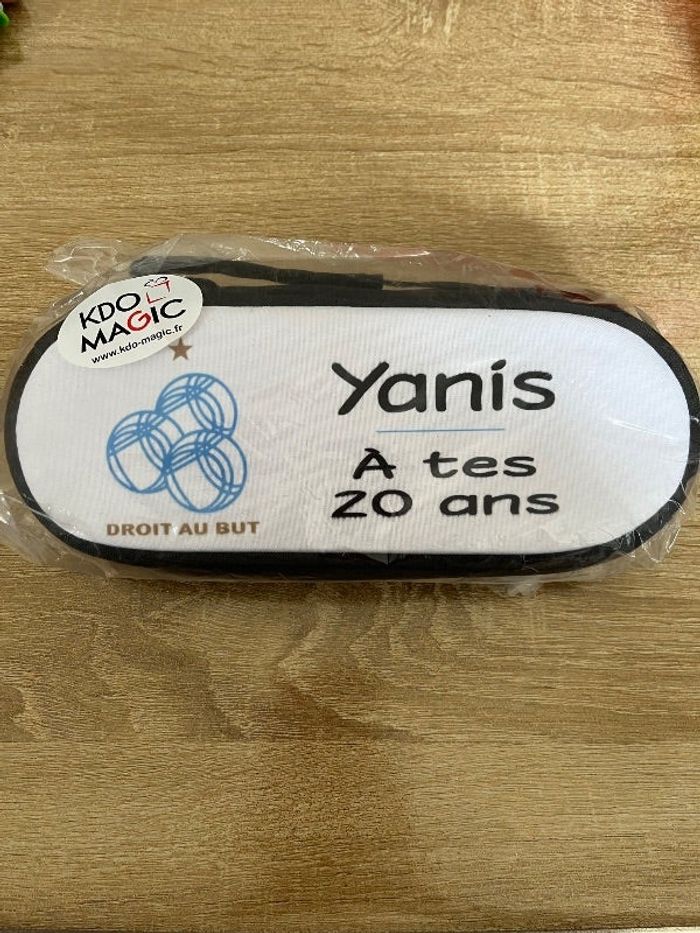 Housse pour boule de pétanque Yanis 20 ans OM
