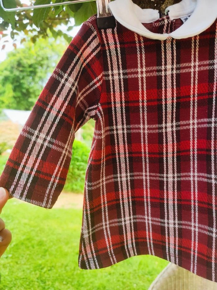 Robe Tex tartan 3 mois - photo numéro 2