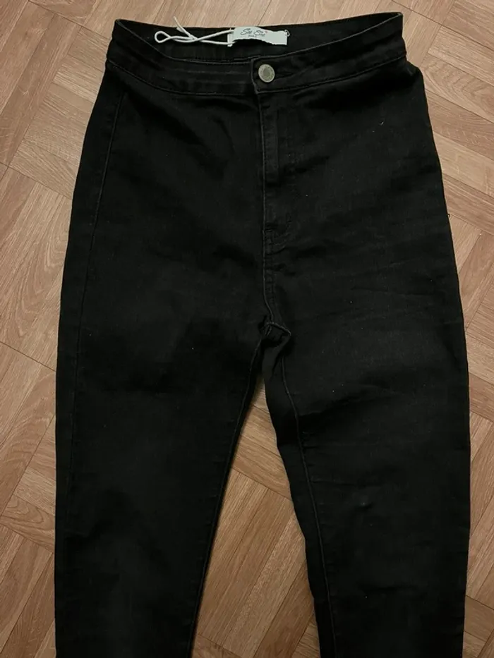 Pantalon jean noir T36 See See - photo numéro 2