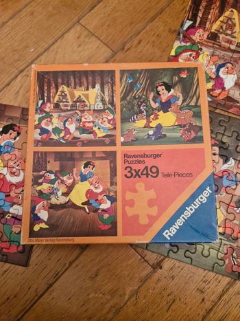 Puzzle disney 3×49 blanche neige
