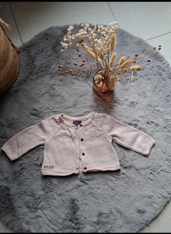 Gilet rose 9 mois