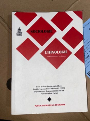Sociologie ethnologie Sorbonne