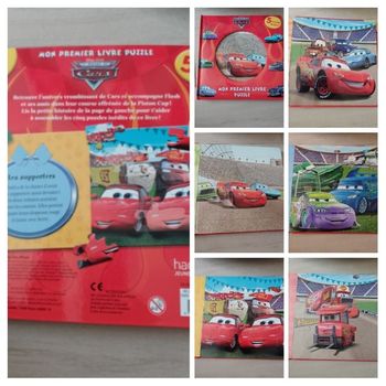 Livre puzzles Cars