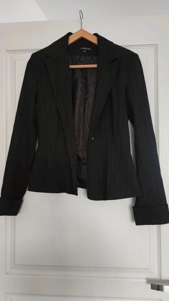 veste de tailleur marron
