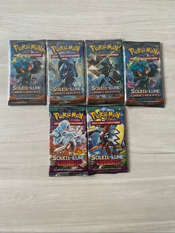 Boosters Pokémon Soleil et Lune  (Ombres Ardentes/Gardien Ascendants)