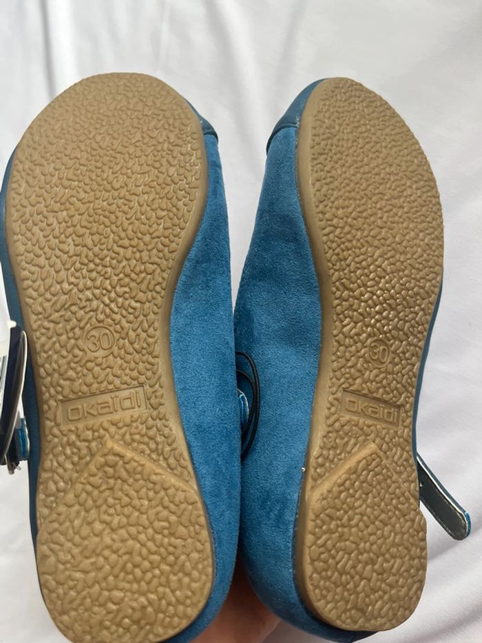 Ballerine bleue taille30 taille 30 marque Okaïdi - photo numéro 3