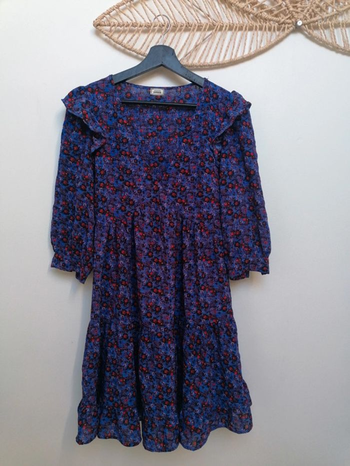 Robe Violette à fleurs, Pimkie