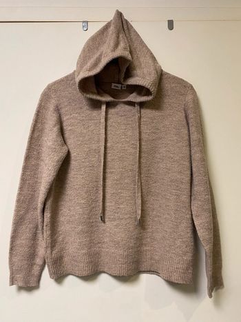 Joli pull à capuche beige Mim taille 38