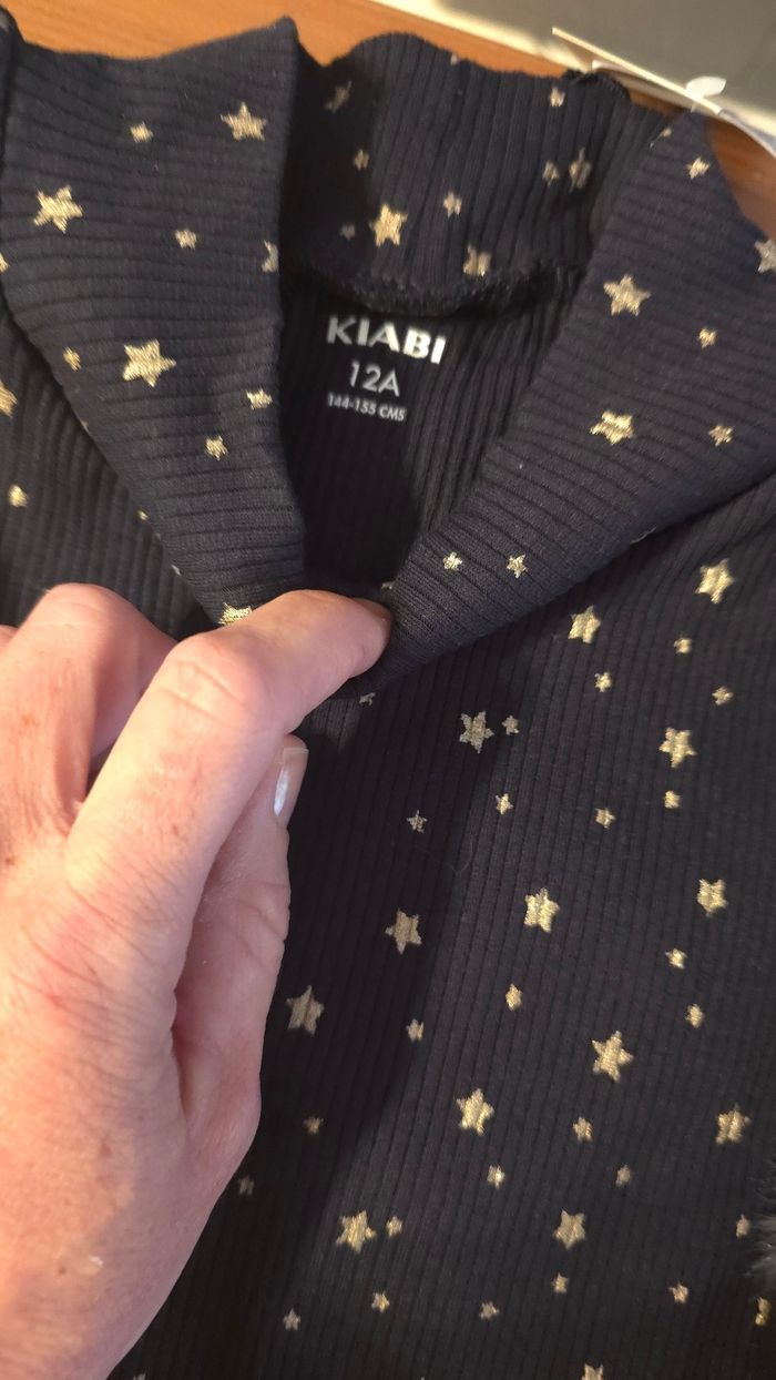 (Neufs non portés)🏷🤩🥰 lot teeshirts col montants 12 ans fille 🤩🩷🥰 - photo numéro 7