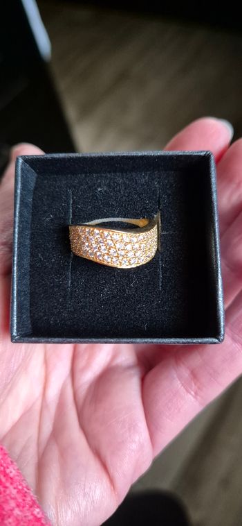 Bague plaquée or