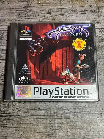 Heart of Darkness Jeu PS1 complet Platinum Sony